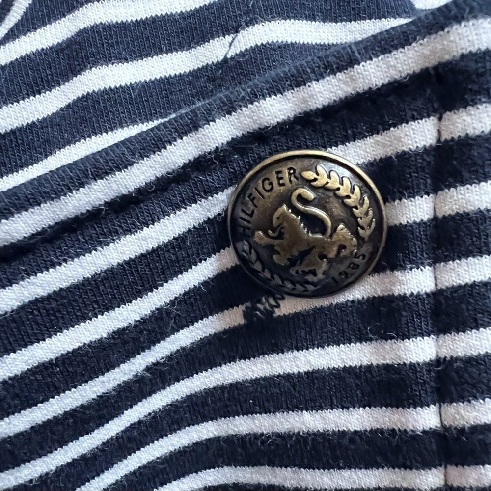 Tommy Hilfiger striped knit nautical blazer jacket - Picture 3 of 7